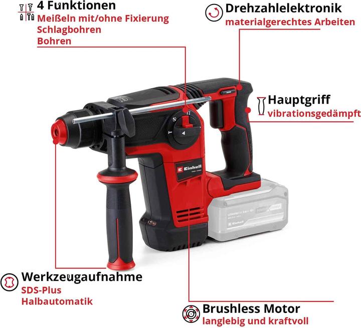 Produktbild Einhell TP-HD 18/26 Li BL (Akkubetrieb)