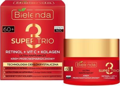 Bielenda Super Trio Retinol Vitamin C Collagen Ultra Repairing Anti-Wrinkle 60 Cream 50ml (Körpercreme, 50 ml)
