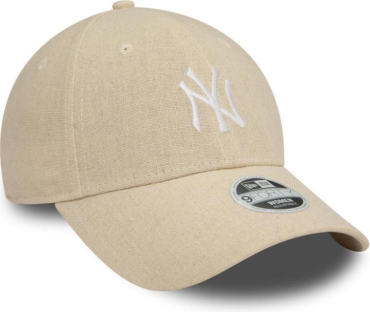 New Era 9Forty Damen Cap - Leinen New York Yankees Stone