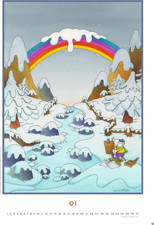 Produktbild Heye Bildkalender Best of Mordillo Edition (37 x 53.5 cm, Deutsch)