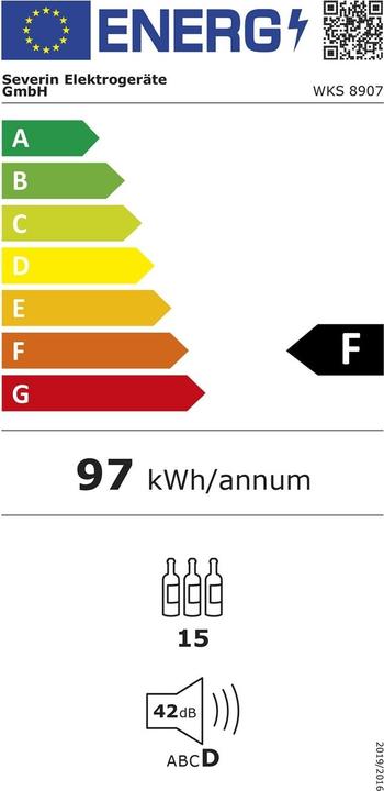 Energie-Label Severin WKS8907