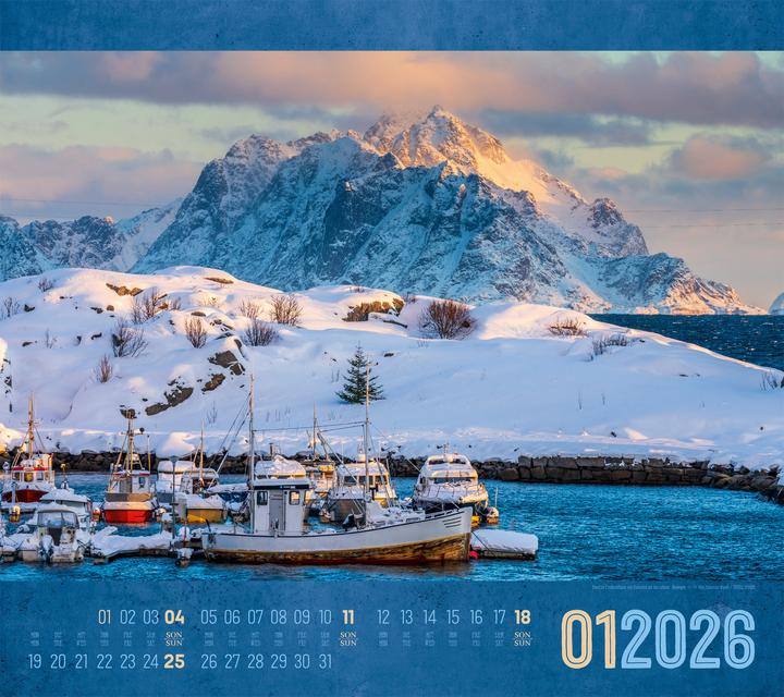 Produktbild World of Food - Kulinarische Weltreise Kalender 2026 (Englisch, Deutsch, Ackermann Kunstverlag GmbH, 2025)