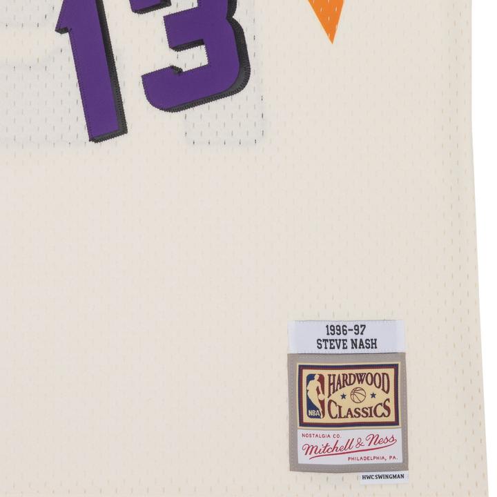 Immagine prodotto Mitchell & Ness Maglia Swingman Uomo dei Phoenix Suns Steve Nash, colore bianco sporco della squadra (S)
