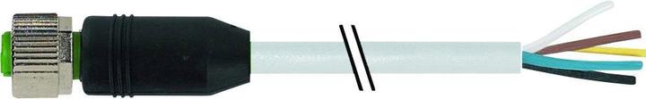 Produktbild Murr Elektronik M12 Bu. ger. mit freiem Leitungsende PUR-OB 8x0.25 schleppk. 5m