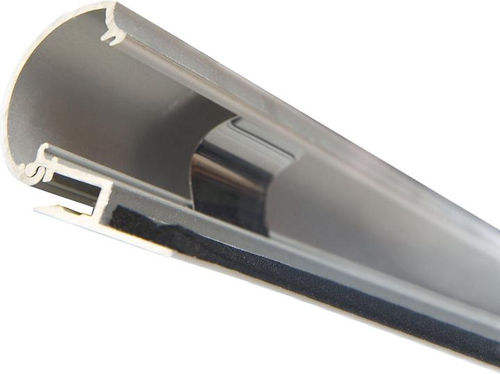 Produktbild Certeo Poster-Klemmschiene Snap | für A0 | 850 mm | Grau |