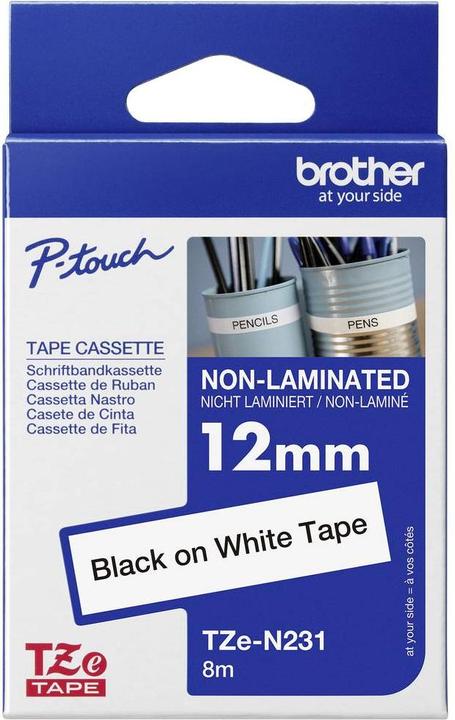 Produktbild Brother Tze-N231 (1.20 cm, Schwarz)