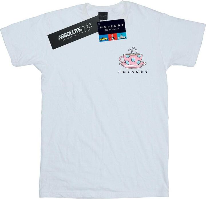 Friends Coffee Cup Breast Print TShirt (XL)