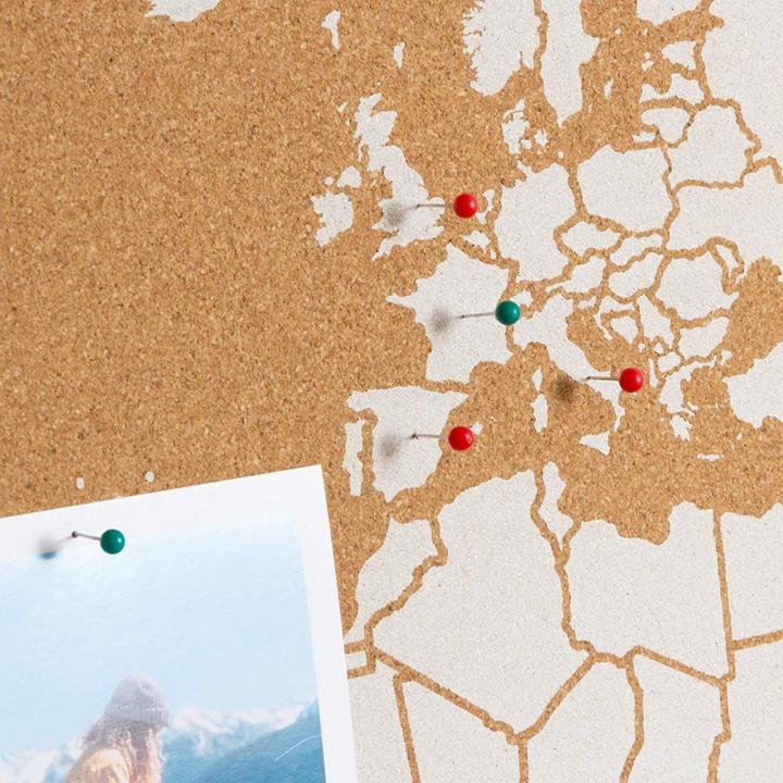 Produktbild Miss wood Woody Map Weltkarte L (Pinnwand, Weltkarte, 60 x 45 cm)
