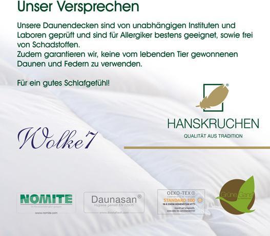 Actual product image Hanskruchen Wolke 7 (280 g, 135 x 220 cm)
