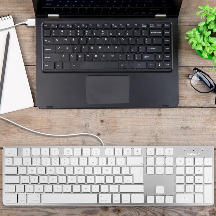 Immagine prodotto Macally Tastiera USB sottile (CH, Cablato)