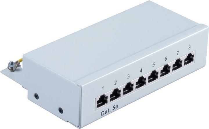 Image du produit Shiverpeaks ®-BASIC-S--cat 5e Panneau de brassage, blindé, 8 ports
