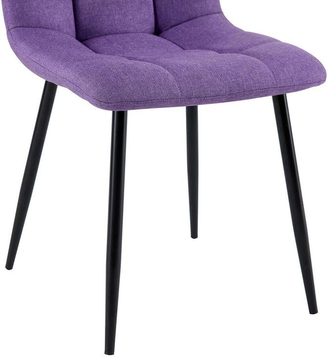 Image du produit Swisshandel24 Set de 4 chaises Antibes Tissu