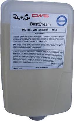 Productafbeelding CWS Vloeibare zeep Best Cream Mild Inhoud: 0,5 l Inhoud: 0,5 l (Vloeibare zeep, 500 ml)