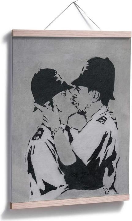 Produktbild Trenddeko Kissing Policemen (50 x 60 cm)