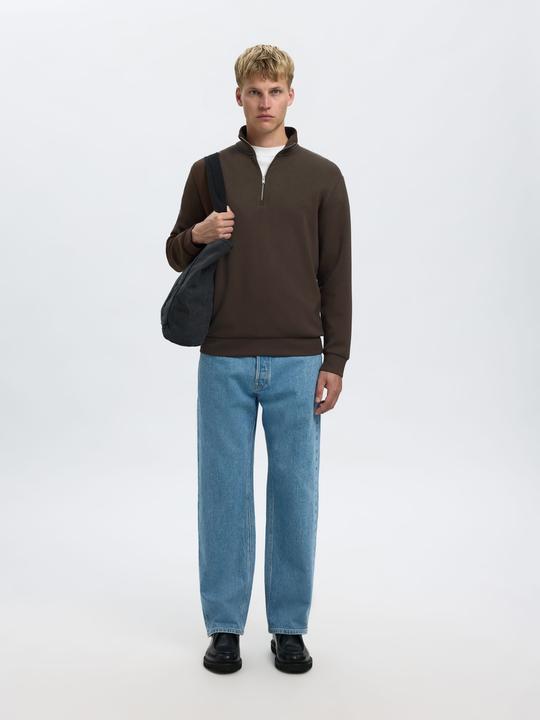 Actual product image Selected Homme Slhemanuel Soft Zip High Neck Sweat Noos (L)