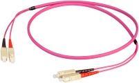 Actual product image EFB Elektronik Duplex Jumper SC-SC 50/125µ, OM4, LSZH, erica violet, Flat Twin 3x5mm, 3m (S/UTP, CAT6, 3 m)