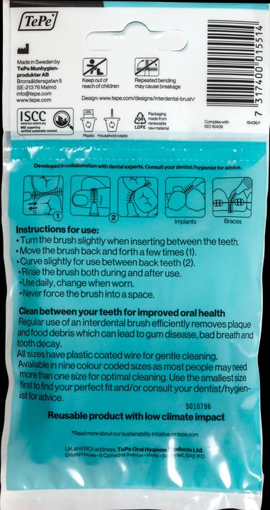 Image du produit TePe Interdentalbürsten Original ISO 8 (8 x, 1.50 mm)