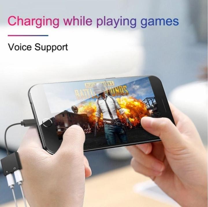 Immagine prodotto PowerGuard Doppio adattatore audio e di ricarica Lightning Splitter (Lightning, Lightning)