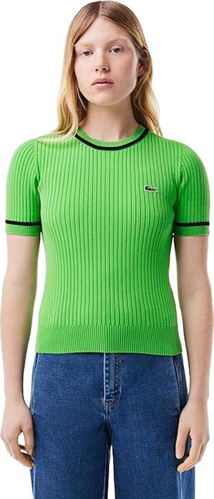 Immagine prodotto Lacoste Felpa 3D A Coste Maniche Corte Donna (32)