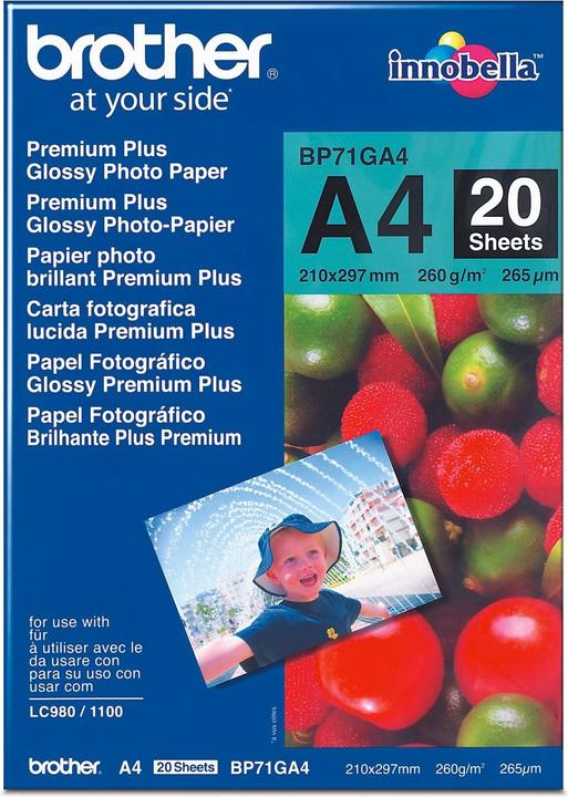 Produktbild Brother Bp-71ga4 (260 g/m², A4, 20 x)