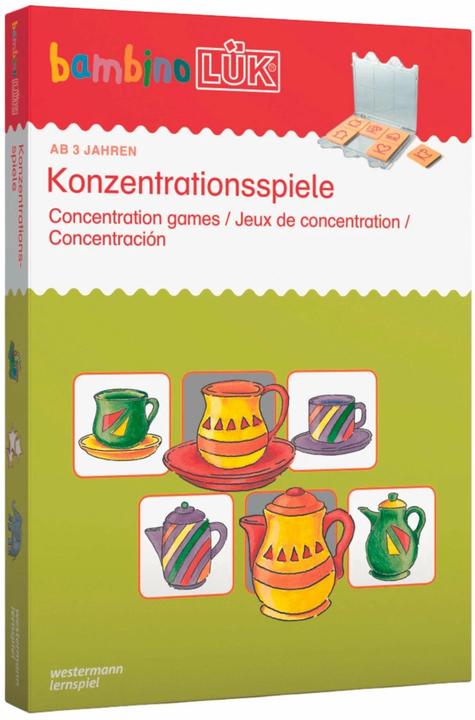 Produktbild Konzentrationsspiele (Deutsch, Englisch, Multilingual, Spanisch, Französisch)