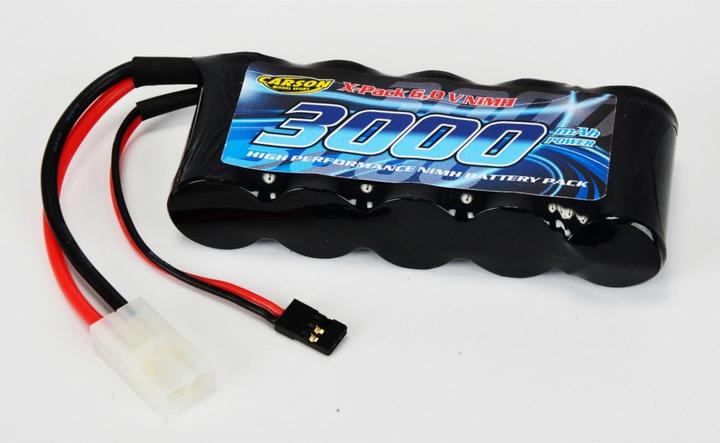 Image du produit Carson Racingpack NiMH-RX-Pack-6V-SubC3000mAh-TAM/JR (6 V, 3000 mAh)