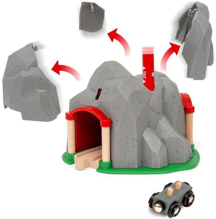 Produktbild Ravensburger BRIO World - 36044 Tunnel mit Sprengfunktion | Zugset für Kinder ab 3 Jahren