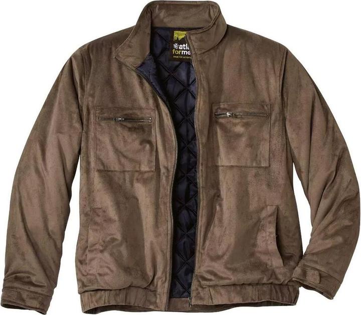 Atlas For Men Jacke Durchgehender Reissverschluss