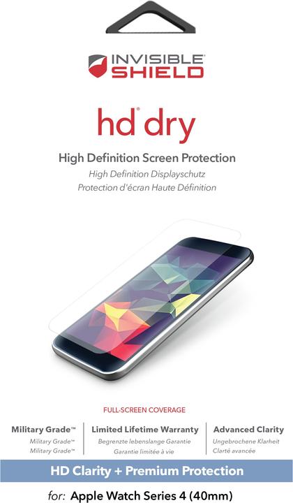 Actual product image Zagg HD Dry-Apple-Watch ()-Series 4- Screen