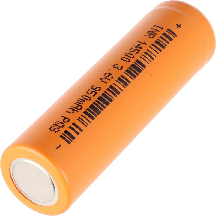Image du produit AccuCell Akku INR 14500 ungeschützt 48,5x14,1mm (1 pcs, 950 mAh, Batterie)