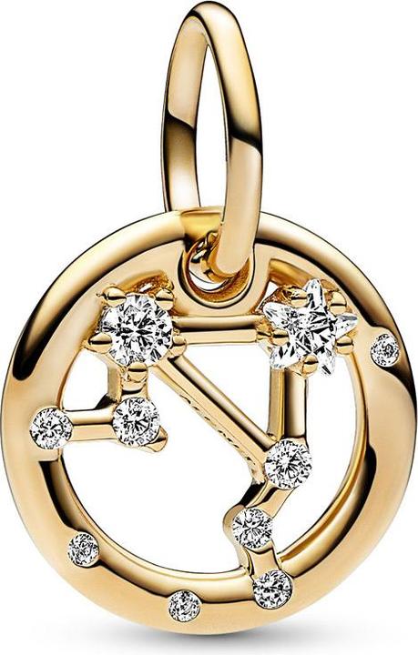 Pandora Libra Zodiac (Metall, Vergoldet)