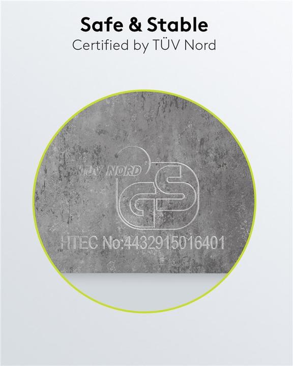 Produktbild Goobay Aluminuim SAT-Schüssel Wandhalter, Grau (Spiegel + Antennen Montage)