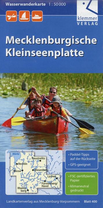 Produktbild Wasserwanderkarte Mecklenburgische Kleinseenplatte