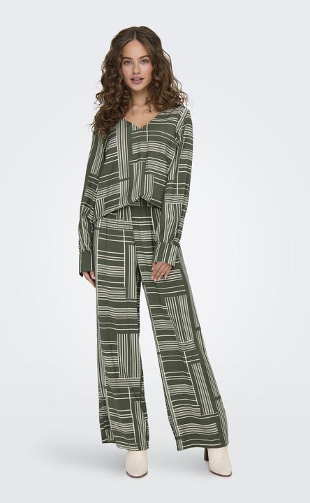 Actual product image JdY JDYTROYA Mid waist straight cut slim fit trousers Trousers (XXL)