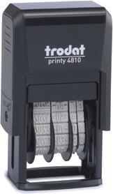 Actual product image Trodat SELF-COLOURED DATE STAMP, VERSION 4810. ISO