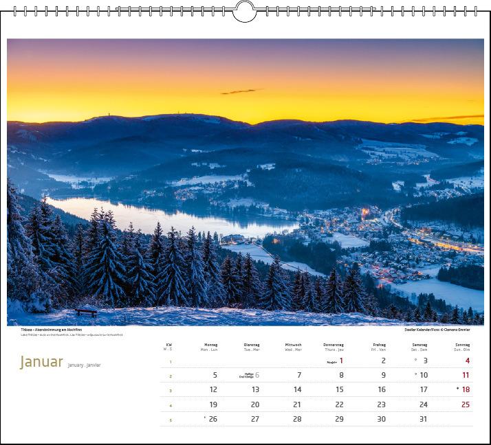 Actual product image Schwarzwald 2026 (Hardcover, German)
