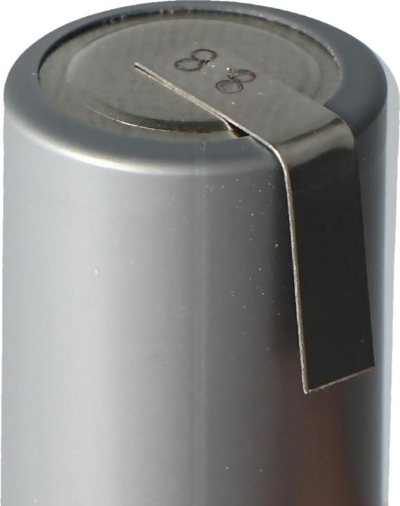 Actual product image Panasonic Akku HHR-120 für Rasierer, Rasierapperate mit Lötfahne U-Form (1 pcs., 4/5 AA, 1200 mAh)