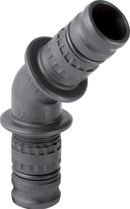 Produktbild Geberit Mepla Pressfitting Winkel 45 Kunststoff 63 mm 627.245.00.5 (Pressverbindung)