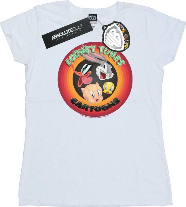 Looney Tunes Cartoons Circle TShirt (XXL)