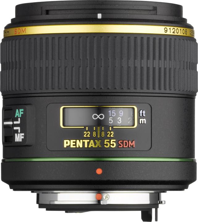 Pentax Lens SMC-DA 55mm, f/1.4 (Pentax K, APS-C / DX)