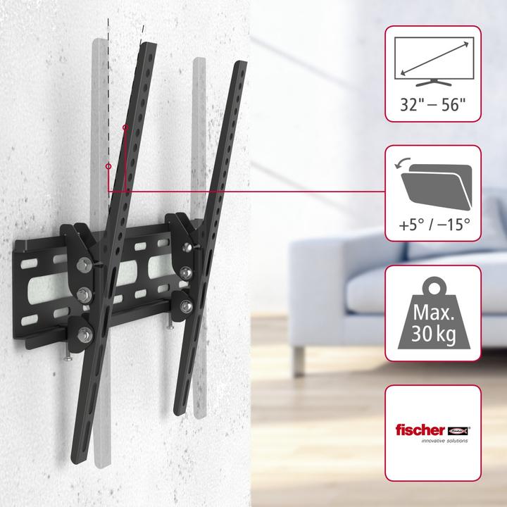 Actual product image Hama Tilt (Wall, 56", 30 kg)