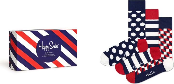 Happy Socks Classics (pack of 3, 36 - 40)