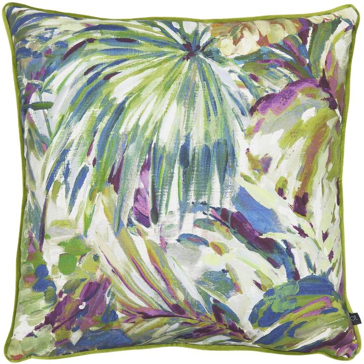 Prestigious Textiles Housse de coussin Palmyra Tropical ornée de strass (55 x 55 cm)