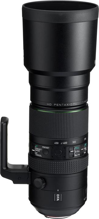 Pentax FA 150-450mm f/4.5-5.6 ED DC AW (Pentax K, Plein format)