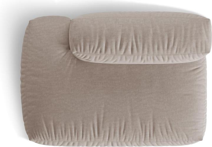 Actual product image Micadoni Modular Left Open Corner Sofa, "Martina", 1 Seat, 133x106x75 Made in Europe (2 person sofa)