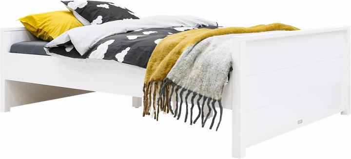 Produktbild Bopita Bobby Bett mit niedriges Kopfteil 140 x 200 Weiss
