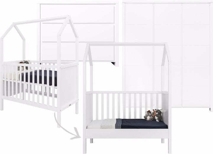 Produktbild Bopita My First House/Camille Babyzimmer 3-TLG Weiss