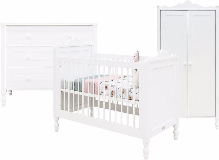 Produktbild Bopita Belle Babyzimmer 3-TLG Weiss