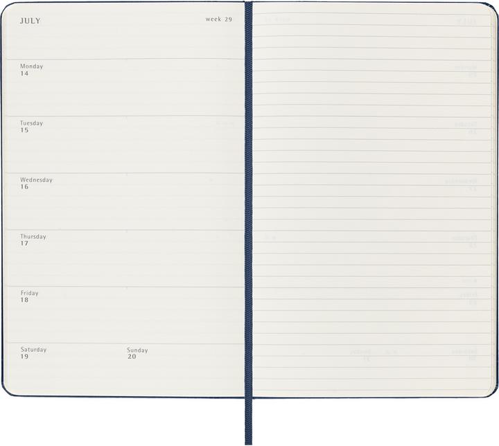Image du produit Moleskine Calendrier de notes (A5, Anglais)