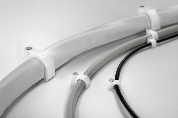 Produktbild Goobay Kabelschelle, weiss max. Kabeldurchmesser : 16,0 mm
